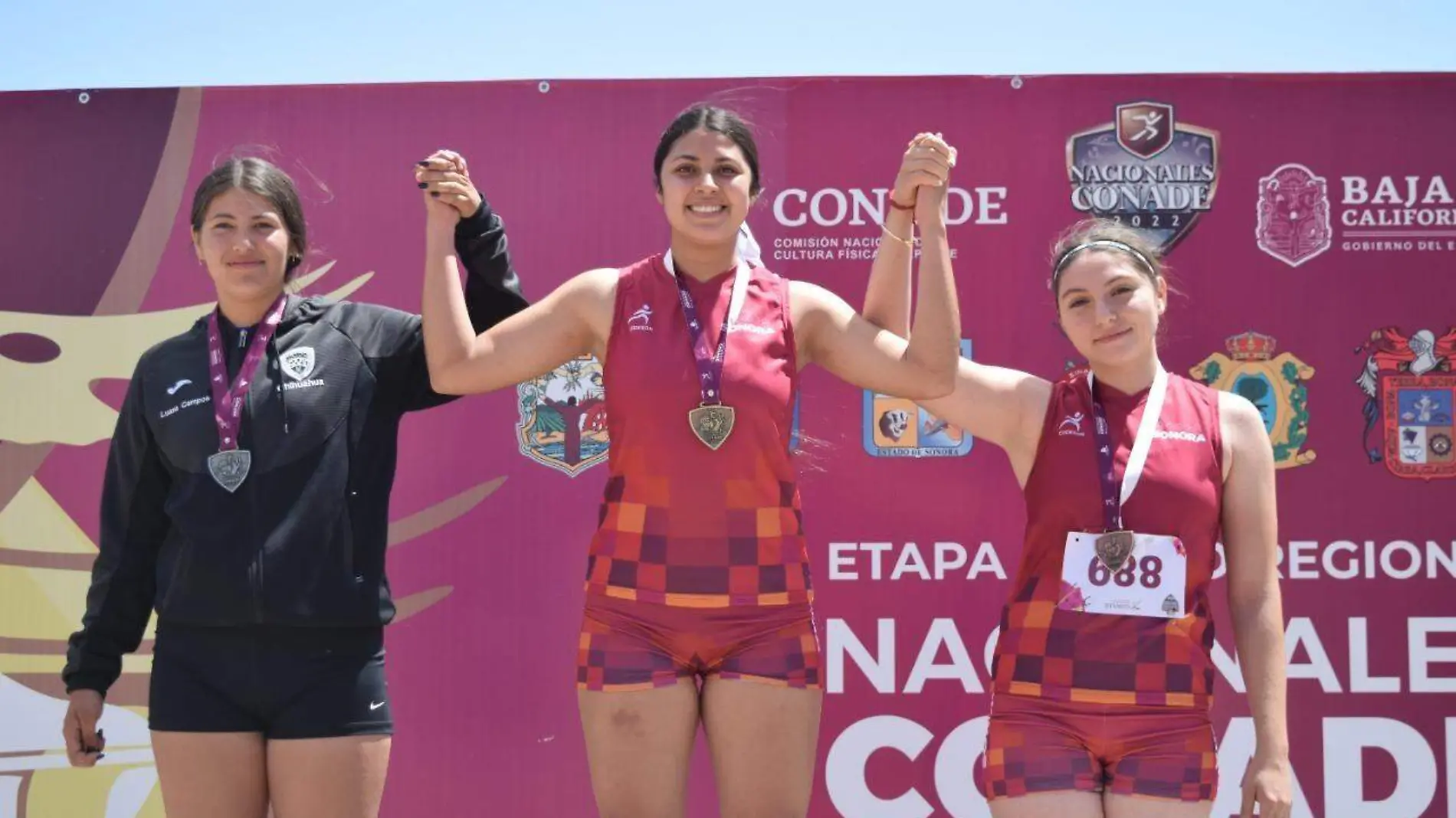 Lucía Duarte y Ana Arredondo 1-3 jabalina Sub 18